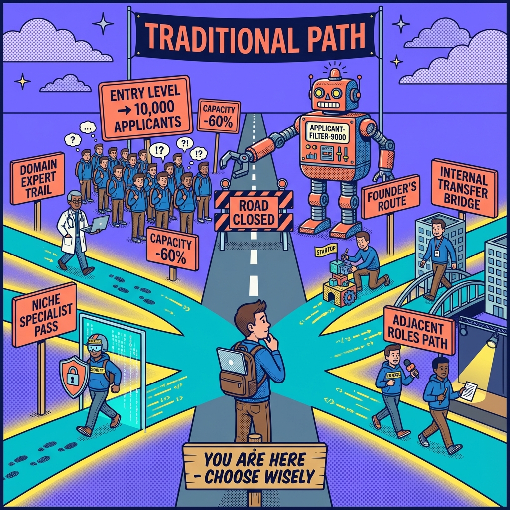 Junior Developer profession illustration