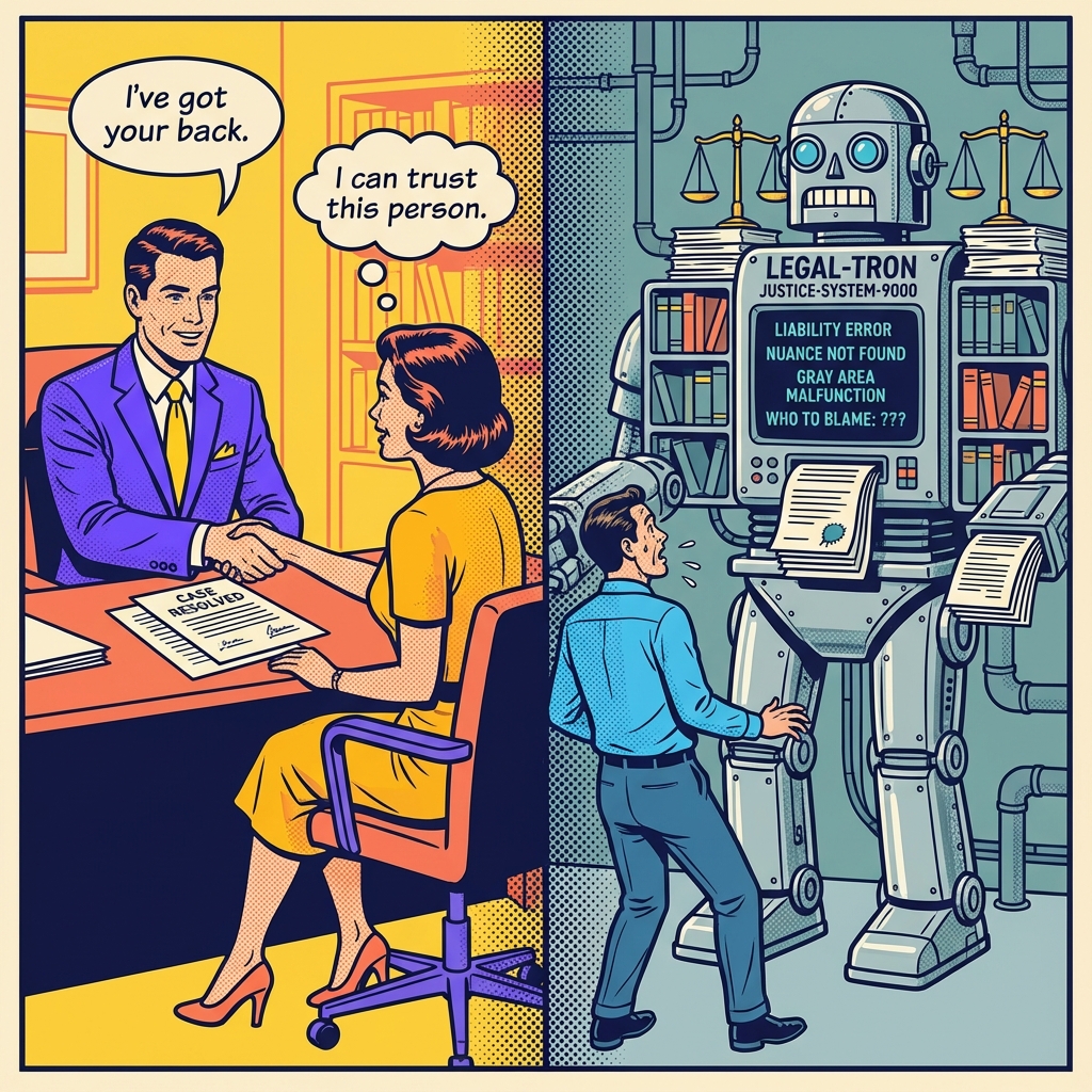 Lawyer profession illustration