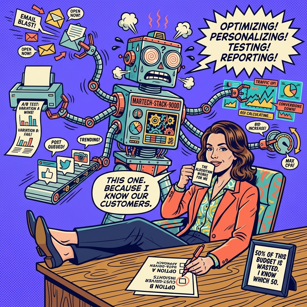 Marketer profession illustration